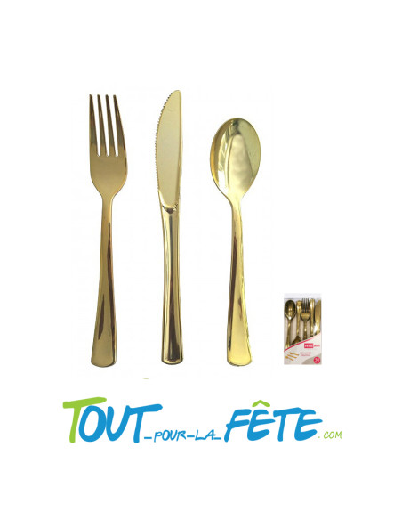 Ménagères prestige or 30 pièces