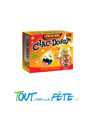 Pétard Clac doigt paquet de 50