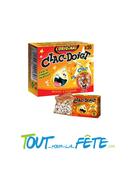 Pétard Clac doigt paquet de 50
