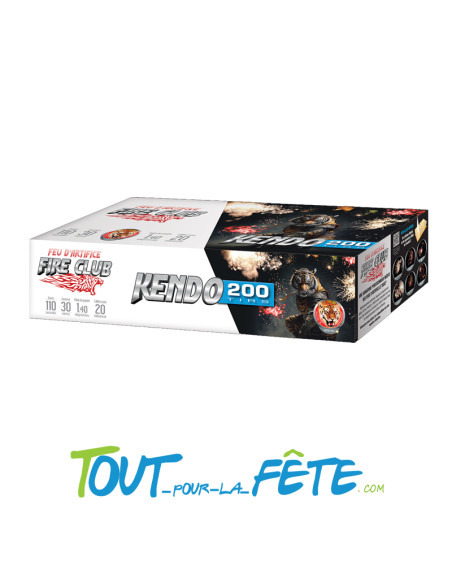 Feux d'artifice compact KENDO 200 coups