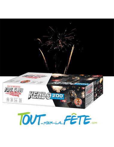Feux d'artifice compact KENDO 200 coups
