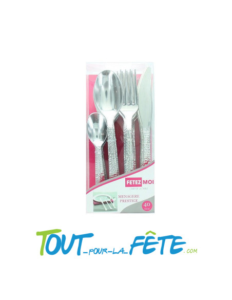 Ménagères prestige argent 40 pièces