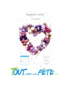Support ballons 150 cm Cœur décoration