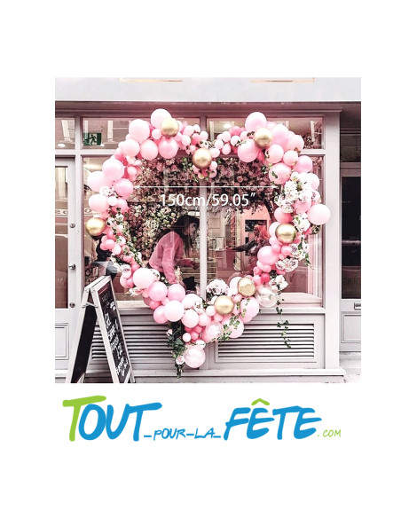 Support ballons 150 cm Cœur décoration