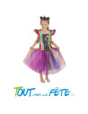 Costume licorne - enfant - arc en ciel - 5/6 ans