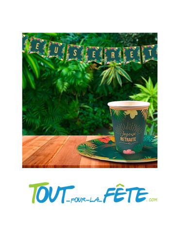 Guirlande "Joyeuse Retraite" 5 mètres