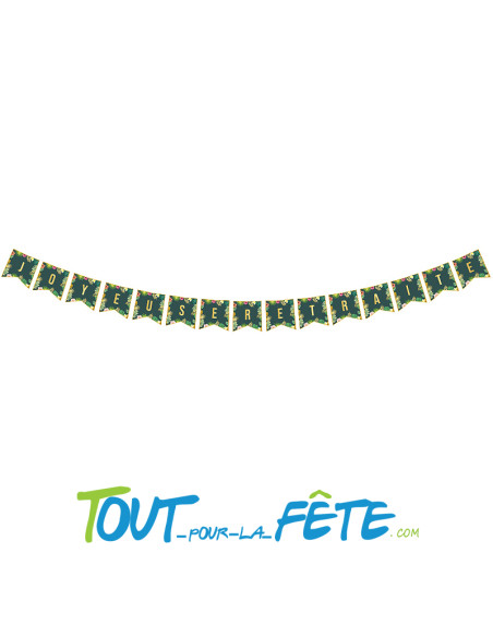 Guirlande "Joyeuse Retraite" 5 mètres