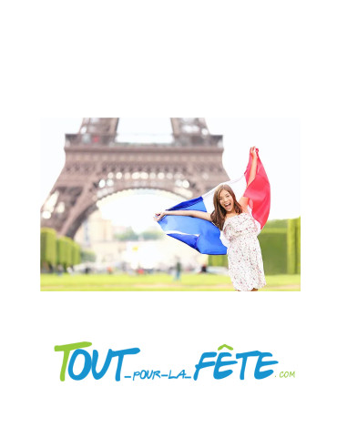 Drapeau polyester France 90x150 cm avec 4 Œillets