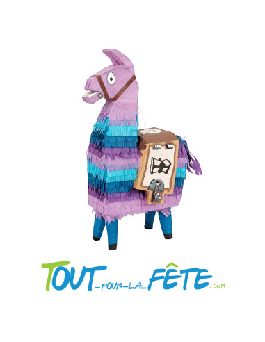 Piñata à tirer Lama Fortnite 3d gm 50 x 28 cm
