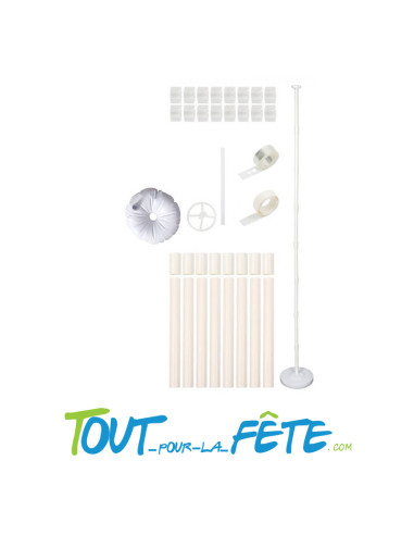 Kit colonnes pour 65 ballons avec lest hauteur 165 cm