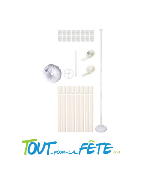 Kit colonnes pour 65 ballons avec lest hauteur 165 cm