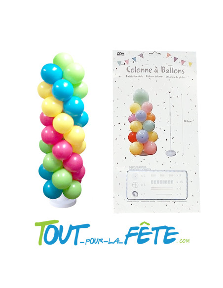 Kit colonnes pour 65 ballons avec lest hauteur 165 cm