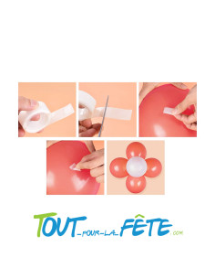 Rouleau 100 points de colle double face pour ballon 2