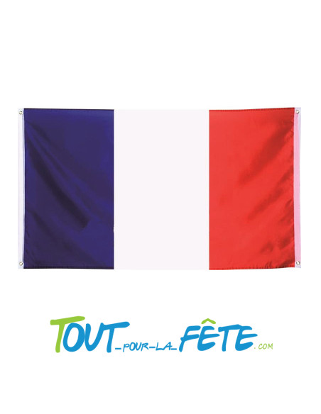 Drapeau polyester France 90x150 cm avec 4 Œillets