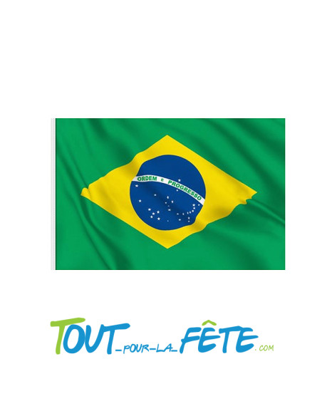 Drapeau polyester Brésil 90x150 cm