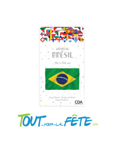 Drapeau polyester Brésil 90x150 cm 2