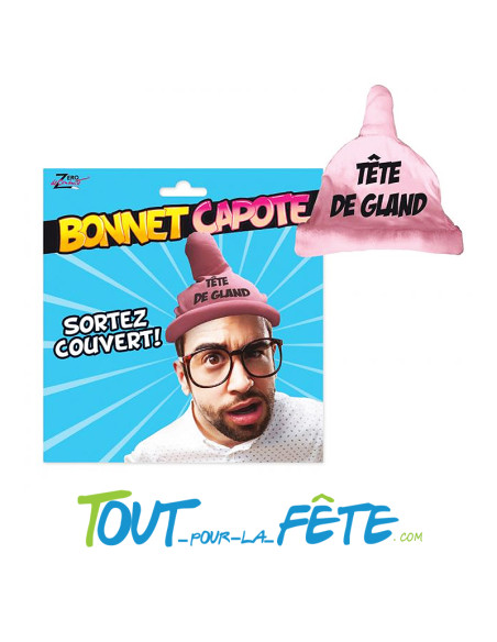 Bonnet tête de gland ou bonnet capote