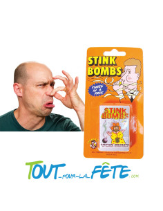 Lot de trois bombes puantes sous blister 2