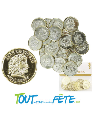 Lot de 25 pièces d'or Avast Co Bepsig