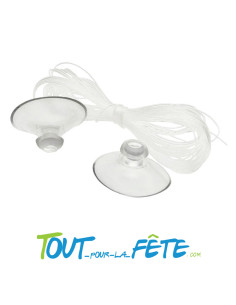 10 mètres de fil nylon avec 2 ventouses pour décoration 2