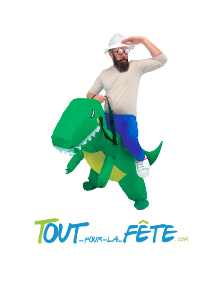 Costume auto gonflable dinosaure