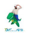 Costume auto gonflable dinosaure
