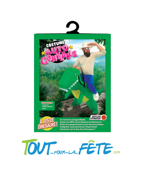 Costume auto gonflable dinosaure
