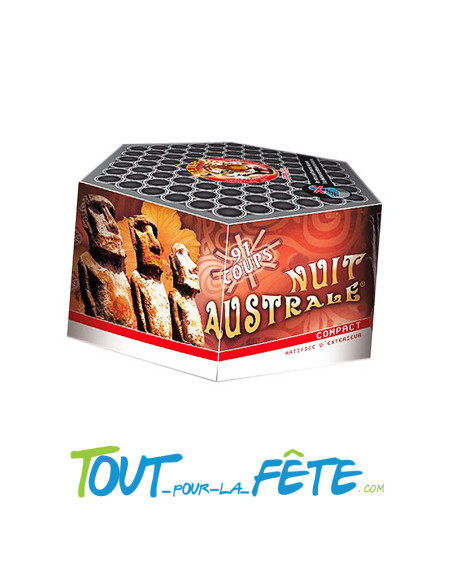 Feux d'artifice Compact Nuit Australe ® 91 coups