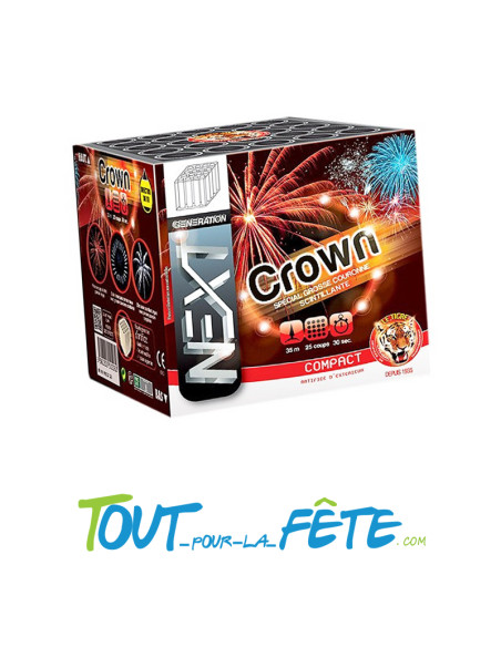 Feux d'artifice Crown couronne scintillante