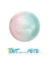 Pack de 6 Assiettes Gender Reveal 23 cm