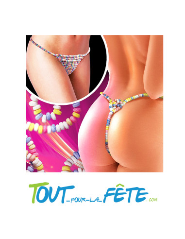 String bonbons femme 100% sucré 100 % coquin