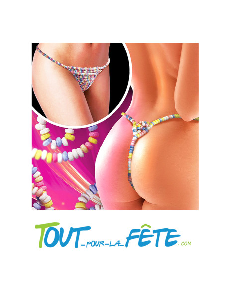 String bonbons femme 100% sucré 100 % coquin