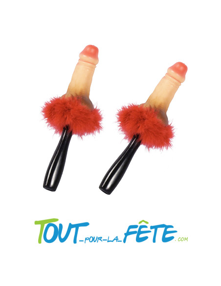 Un lot de maracas zizi