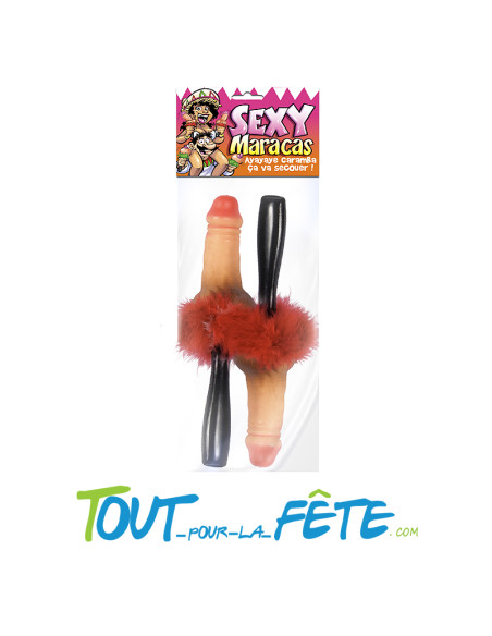 Un lot de maracas zizi