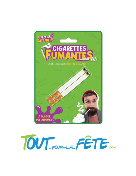 Cigarettes auto fumantes farces et attrapes