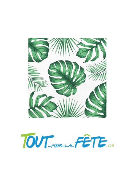 Pack 10 Serviettes Anniv Tropical Party 33 cm