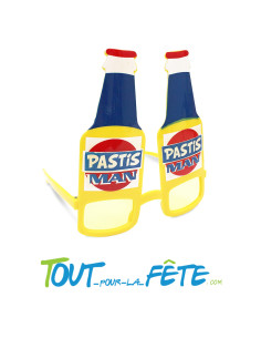 Lunettes Pastis Man pour en mettre plein la vue