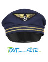 Casquette pilote de l'air taille adulte