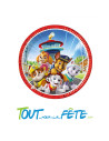 8 assiettes Pat'Patrouille 23 cm