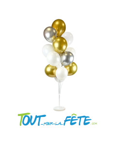 Support lesté pour 12 ballons 135 cm
