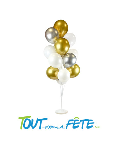 Support lesté pour 12 ballons 135 cm