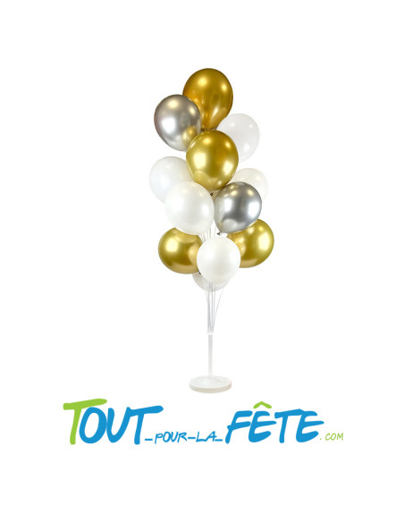 Support lesté pour 12 ballons 135 cm