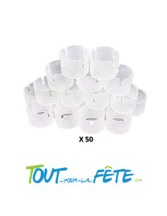 50 connecteurs 4 ballons pour arches ou guirlande de ballons