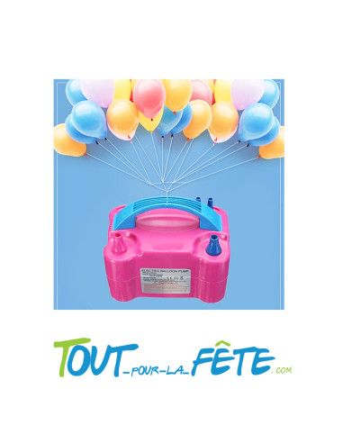Gonfleur électrique Ballons double buse 19 x 15...