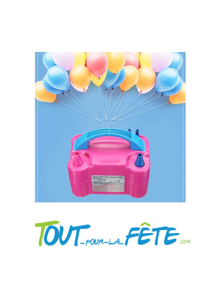 Gonfleur électrique Ballons double buse 19 x 15 x 12,5 cm