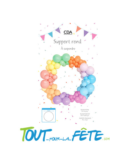 Support ballons 150 cm cercle décoration de salle ou photobooth