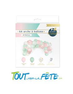 Kit de 40 ballons reveal gender couleur bleu et rose