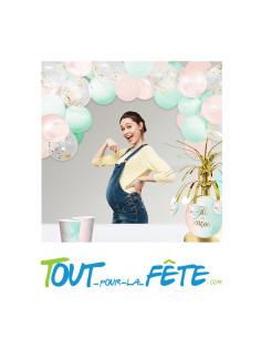 Kit de 40 ballons reveal gender couleur bleu et rose 2