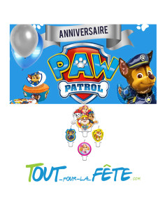 Lot de 4 bougies Pat'Patrouille 2