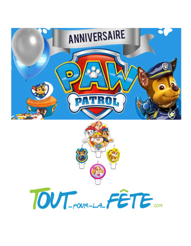 Lot de 4 bougies Pat'Patrouille